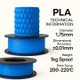 Filetto PLA+ Mavi 3D Filament – 1.75mm – 1KG – AMS Uyumlu