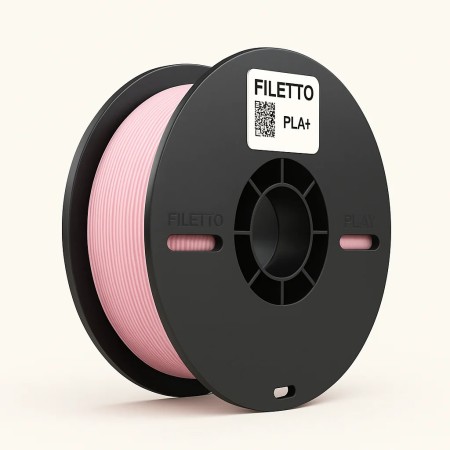 Filetto PLA+ Toz Pembe 3D Filament – 1.75mm – 1KG – AMS Uyumlu