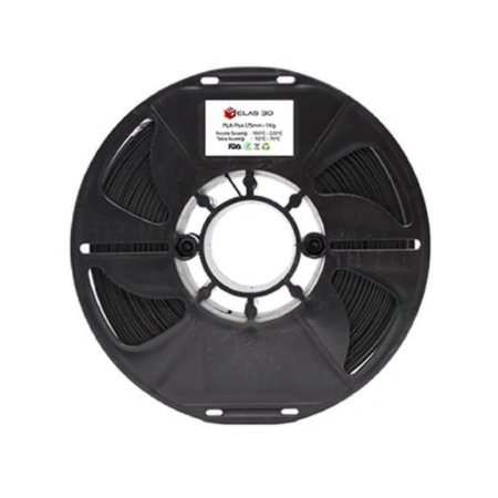 Elas 1.75MM Siyah PLA Plus Filament 1KG
