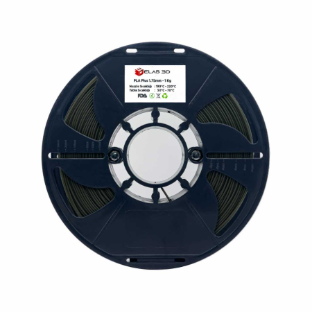 ELAS 1.75MM Haki Yeşili Pla Plus Filament 1 Kg