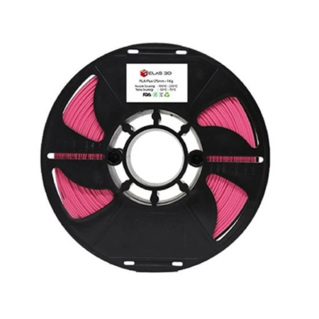 Elas 1.75mm Pembe PLA Plus Filament 1KG