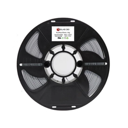 Elas 1.75mm Gümüş Gri PLA Plus Filament 1KG