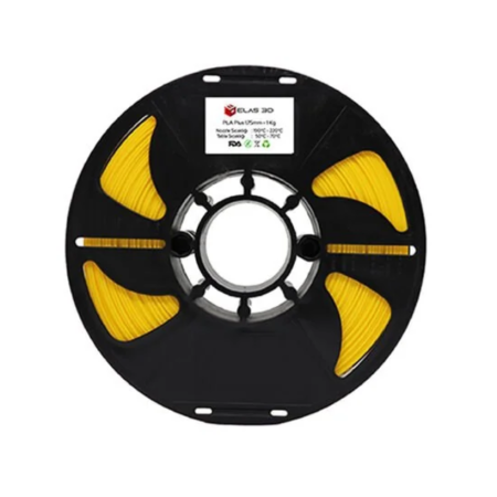 Elas 1.75mm Sarı PLA Plus Filament 1KG