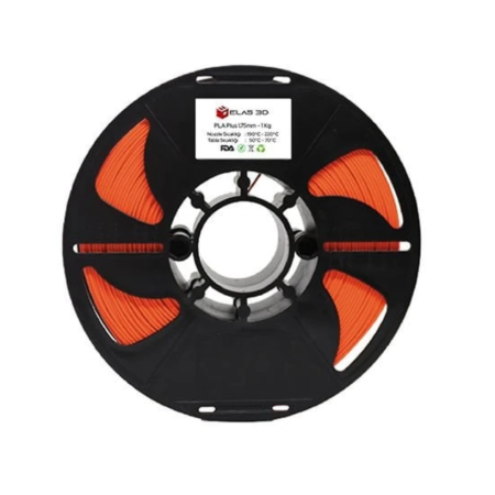 Elas 1.75mm Turuncu PLA Plus Filament 1KG