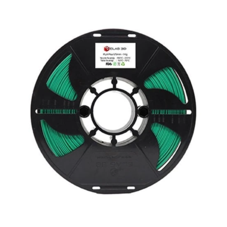 Elas 1.75mm Yeşil PLA Plus Filament 1KG