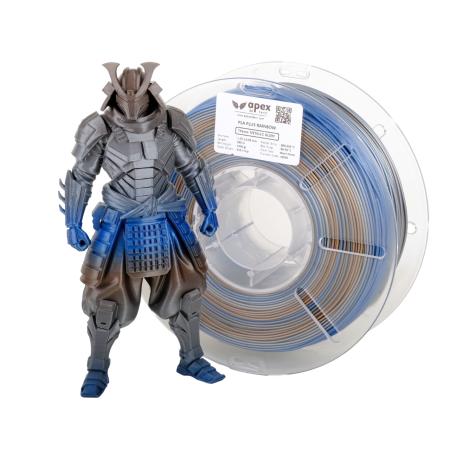 Apex3D Gökkuşağı PLA+ Filament - Metalik İhtişam, 1kg, 1.75mm