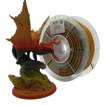 Apex3D Gökkuşağı PLA+ Filament - Volkanik Patlama, 1kg, 1.75mm