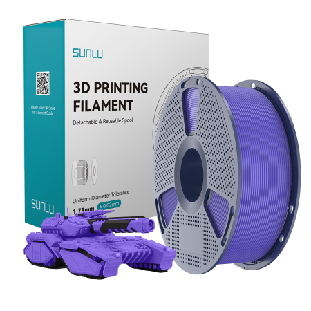 SUNLU PLA Filament Lavender Purple