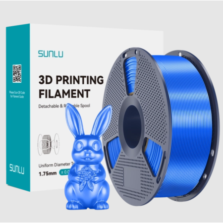 SUNLU Silk PLA+ Filament Blue