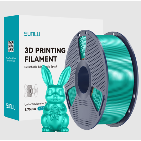 SUNLU Silk PLA+ Filament Green