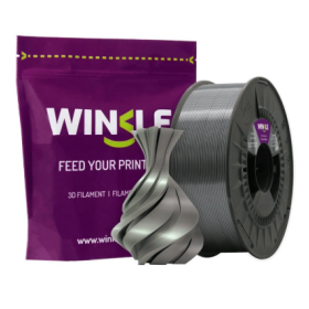 WINKLE PLA SILK FILAMENT Mercury Silver