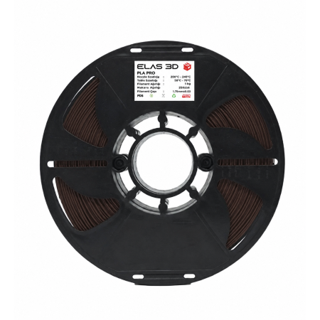 Elas PLA PRO Koyu Kahverengi Filament