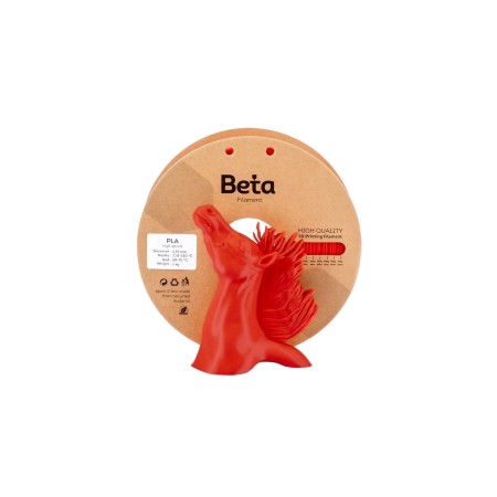 Beta PLA High-Speed Filament Kiss Red