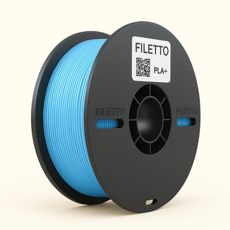Filetto PLA+ Açık Mavi 3D Filament – 1.75mm – 1KG – AMS Uyumlu