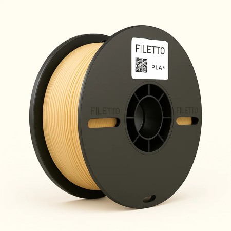 Filetto PLA+ Bej 3D Filament – 1.75mm – 1KG – AMS Uyumlu