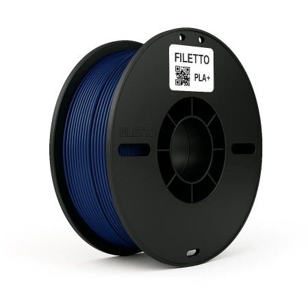 Filetto PLA+ Dark Blue 3D Filament – 1.75mm – 1KG – AMS Uyumlu