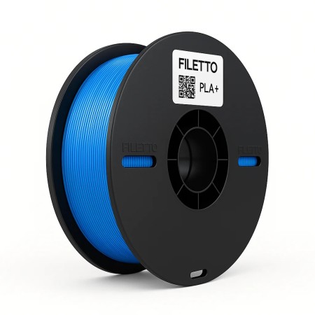 Filetto PLA+ Mavi 3D Filament – 1.75mm – 1KG – AMS Uyumlu
